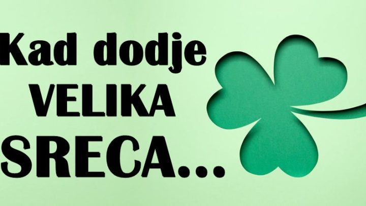 U narednoj sedmici, ovi znaci ce moci da kazu da ih je sreca pogledala!