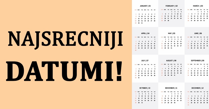Saznaj koji ce datum u 2023. biti najsrecniji za tvoj znak zodijaka! Saznaj koji ce datum u 2023. biti najsrecniji za tvoj znak zodijaka!