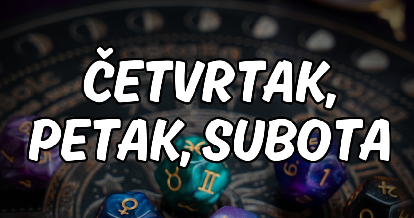 Cetvrtak,petak,subota:Tri dana za pravu ljubav i velike zelje! Cetvrtak,petak,subota:Tri dana za pravu ljubav i velike zelje!
