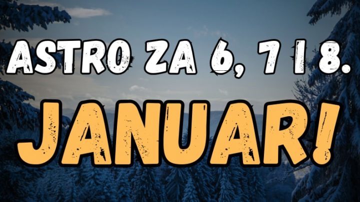 Ponedeljak,utorak,sreda:6,7.i 8.januar bi mogli biti posebni…