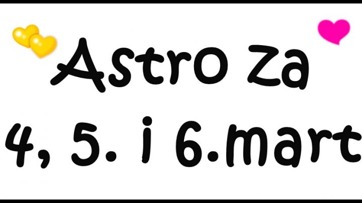 Utorak,sreda,cetvrtak:Nekome stize ljubav!