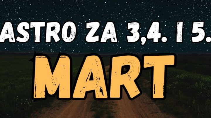 Ponedeljak,utorak,sreda:Sjajan pocetak sedmice za neke znakove!