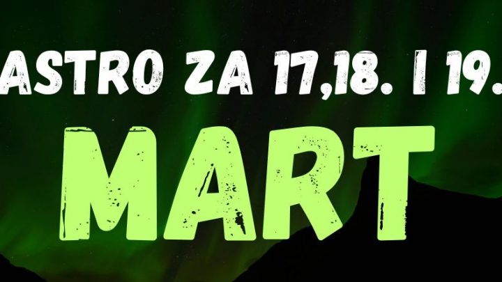 Naredna tri dana:Ponedeljak,utorak i sreda i desavanja koja ne ocekujete…