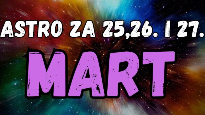 Utorak,sreda,cetvrtak:Saznajte kakav plan imaju zvezde!