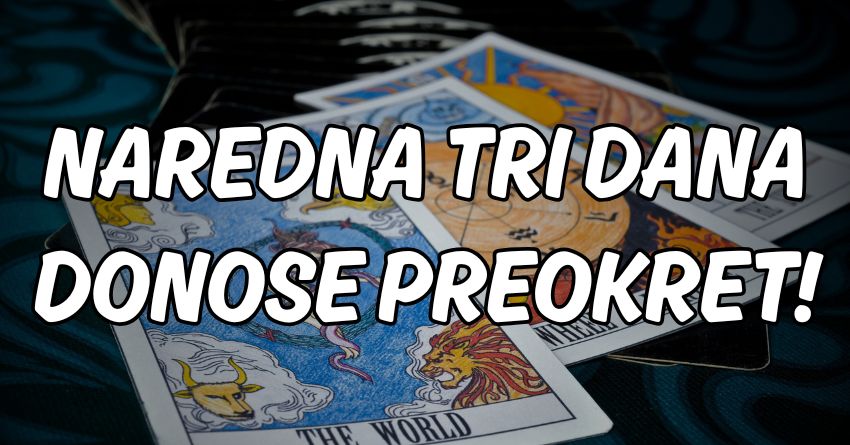 Utorak,sreda,cetvrtak:Tri dana za najveca iznenadjenja u najavi! Utorak,sreda,cetvrtak:Tri dana za najveca iznenadjenja u najavi!
