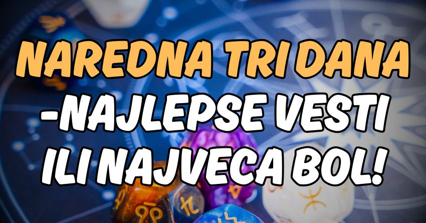 Naredna tri dana:Pocetak velike ljubavi i kraj laznog prijateljstva! Naredna tri dana:Pocetak velike ljubavi i kraj laznog prijateljstva!